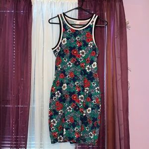 Multi colored dress// worn once!!